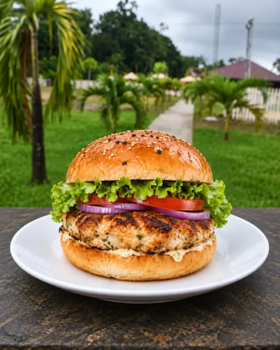 Hamburguesa de Tambaquí